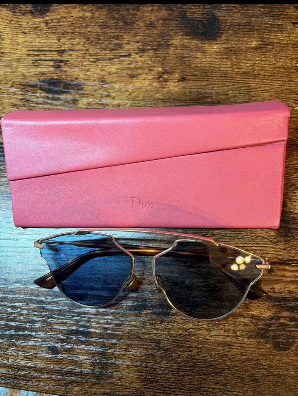 Authentic Dior So Real Blue Tinted Sunglasses
